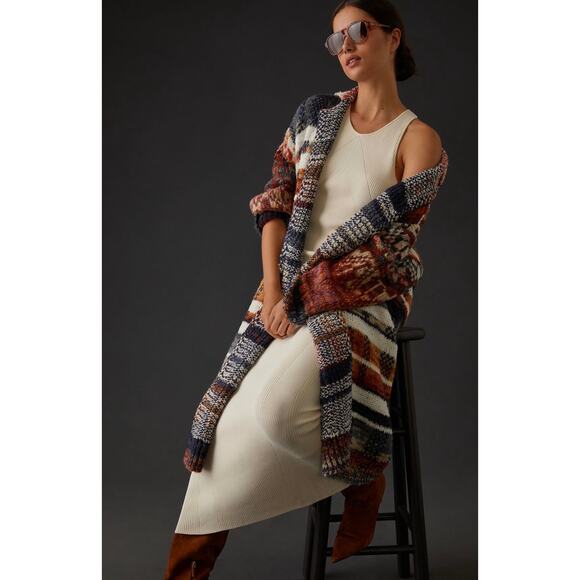 By Anthropologie Belted Cardigan Sweater - Picture 3 of 7